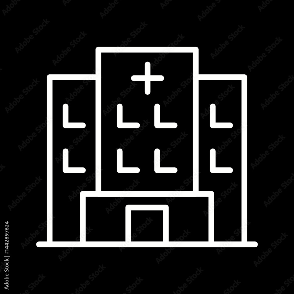 Obraz premium Hospital Vector Icon