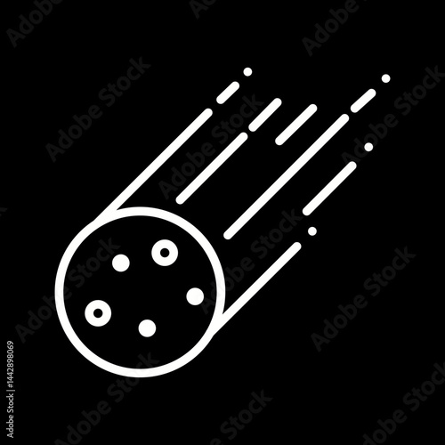 Asteroid Vector Icon
