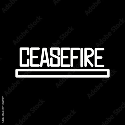 Ceasefire Vector Icon