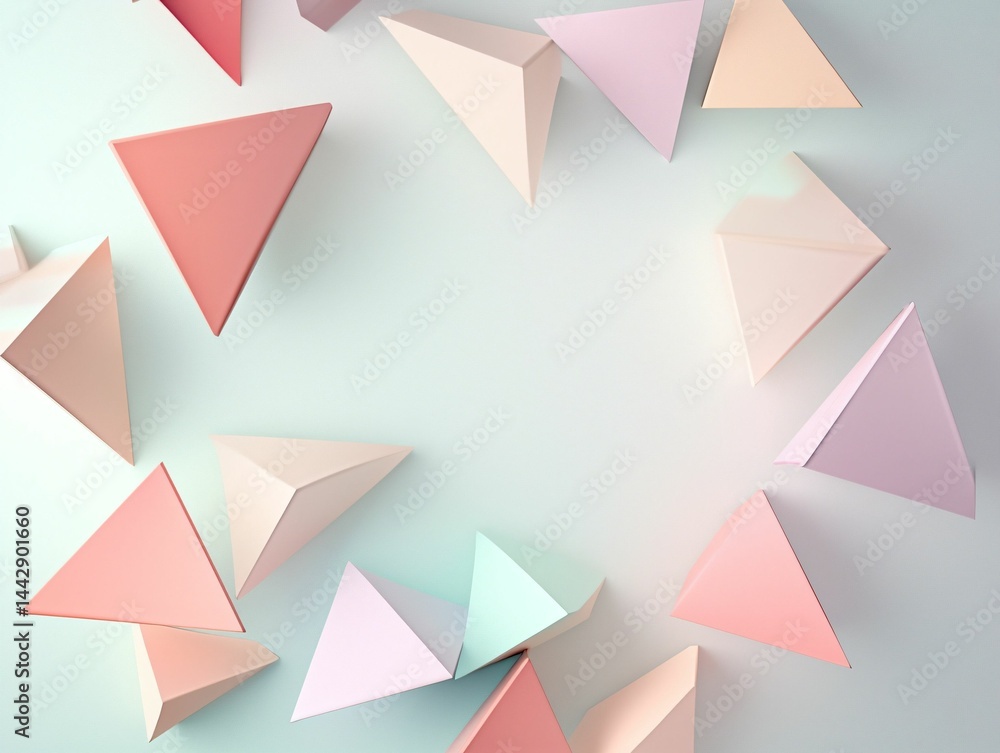 Pastel Geometric Shapes Pastel Geometric Shapes