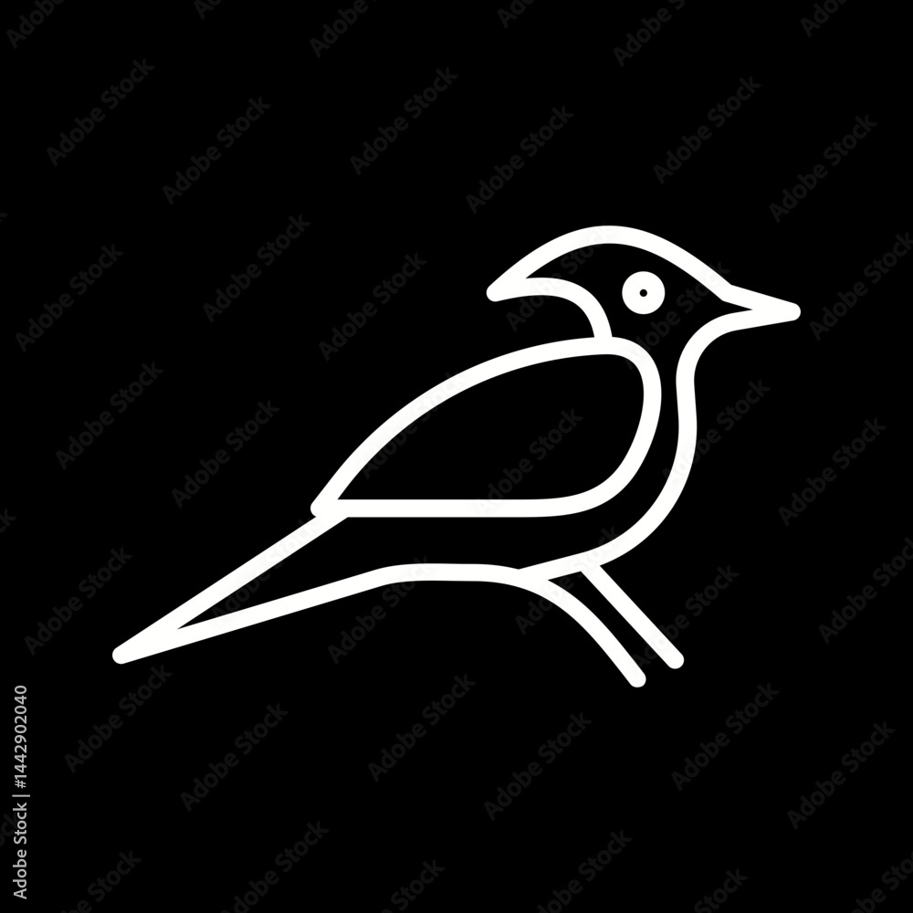 Fototapeta premium Woodpecker Vector Icon