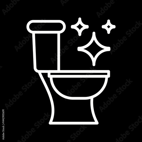 Bathroom Cleaning Vector Icon