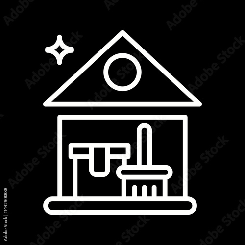 Spring Cleaning Vector Icon