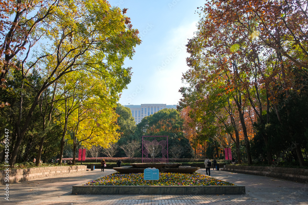 中国 上海市、上海人民公園