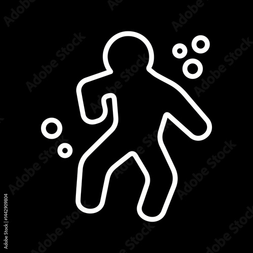Crime Victim Vector Icon