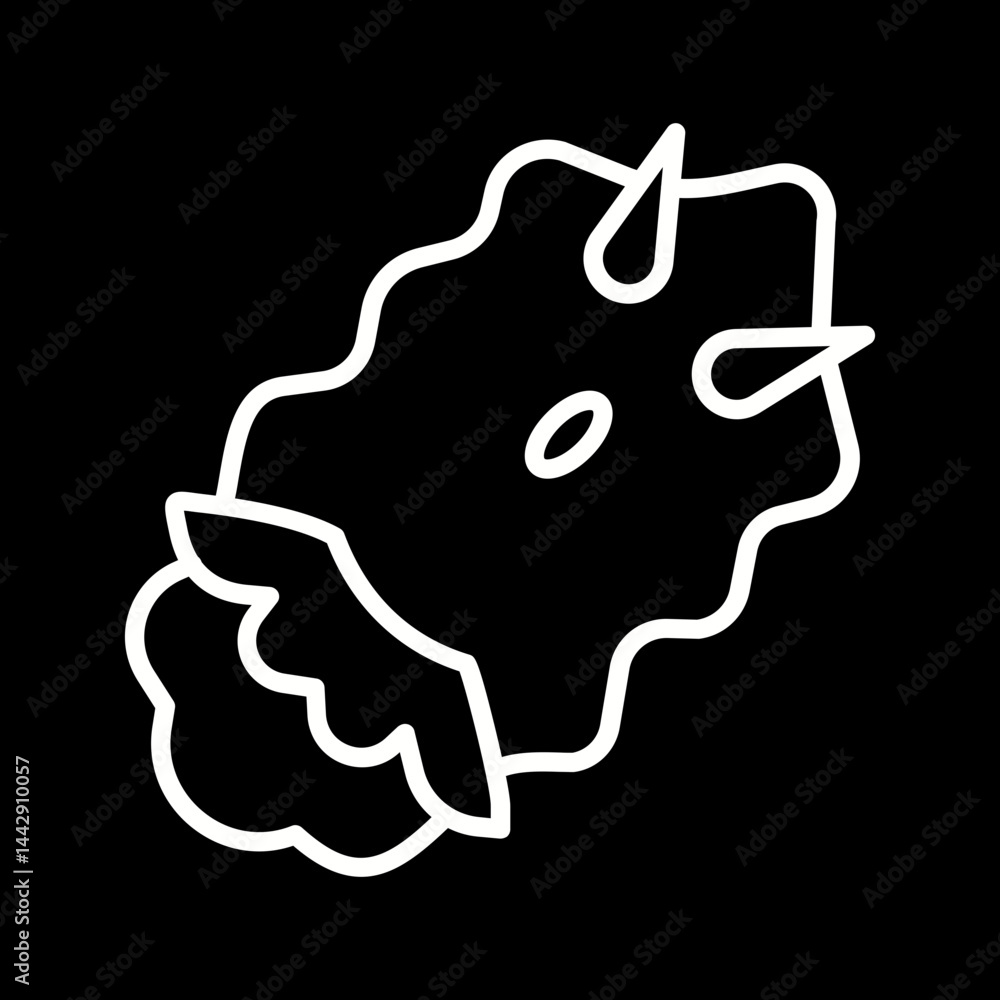 Nudibranch Vector Icon Nudibranch Vector Icon
