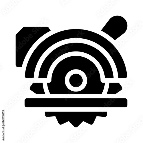 sander glyph icon