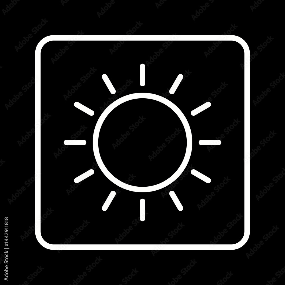 sun icon vector illustration sun icon vector illustration