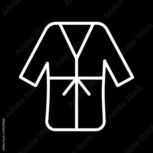 Bathrobe Vector Icon
