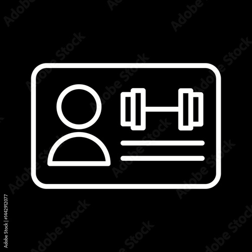 Gym Membership Vector Icon