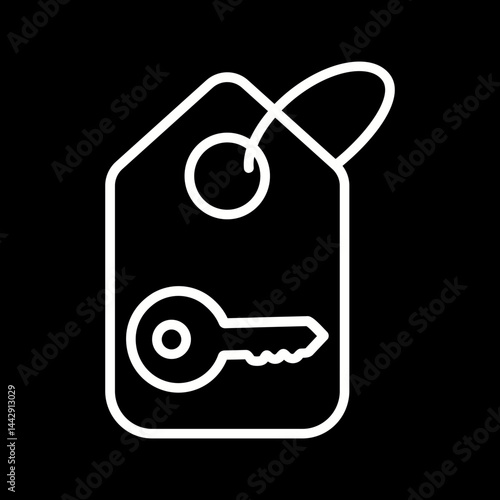 Security Token Vector Icon