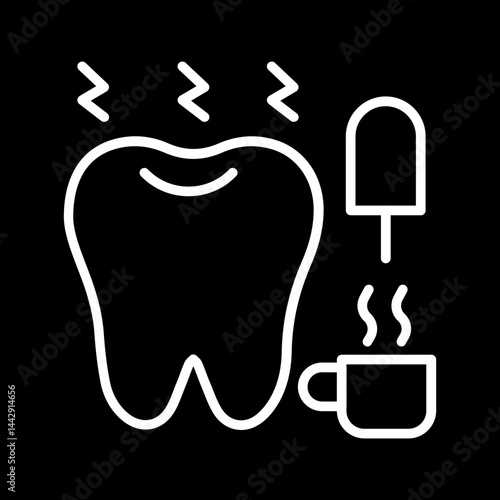 Tooth Sensitivity Vector Icon