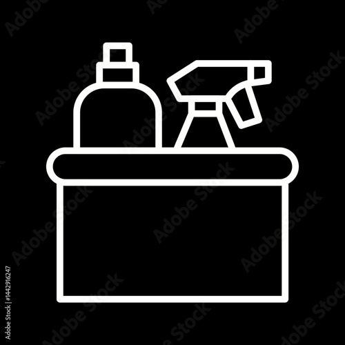 Cleaning Supplies Vector Icon
