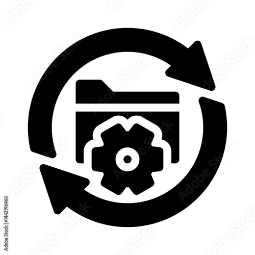 data glyph icon