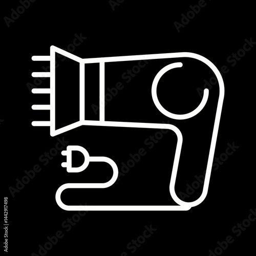 Hair Dryer Vector Icon