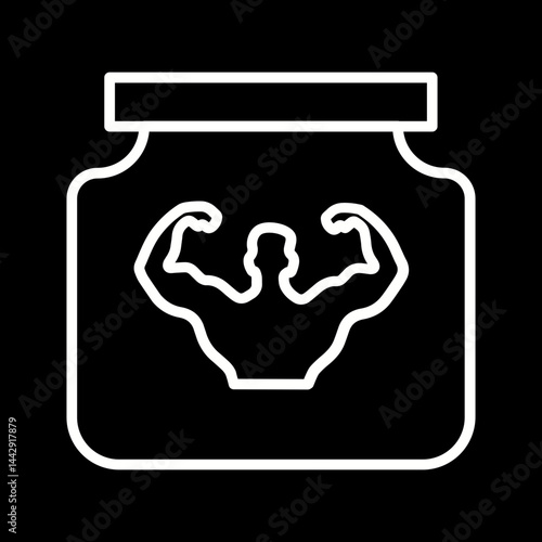 Sports Nutrition Vector Icon