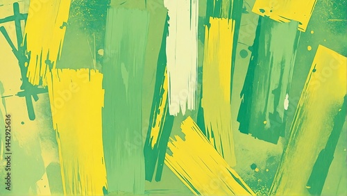 Abstract mix Colour oil paint brush strokes texture pattern painting wallpaper background