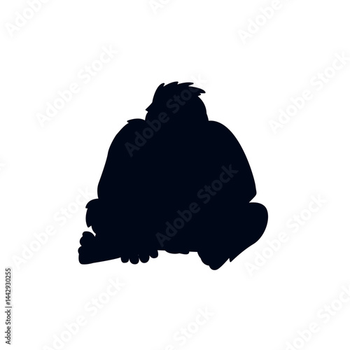 Orangutan animal vector illustration emoji symbol sign icon flat design