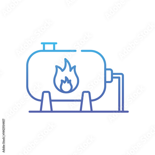 Gas Storage Vector icon