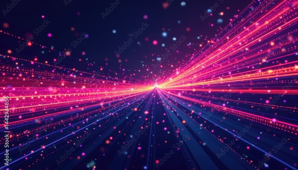 Obraz premium Speed lines, halftone gradient, abstract vector illustration, modern, halftone, lines