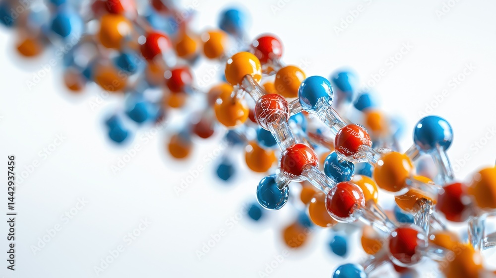 Biochemistry isolated on white background Biochemistry isolated on white background