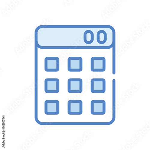 Calculator Icon vector stock illustration