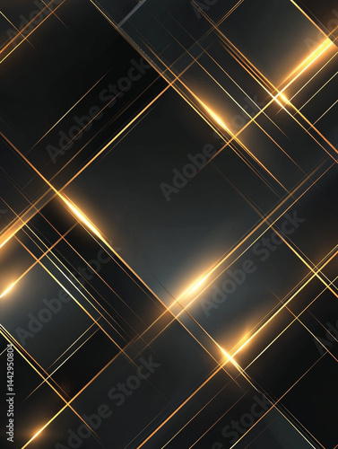 abstract black and gold background