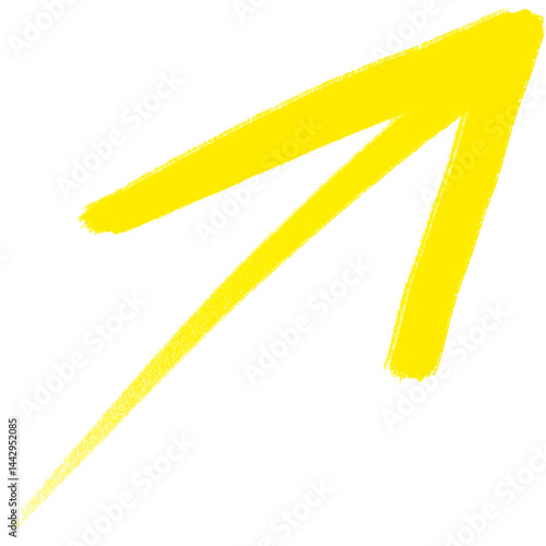 yellow arrow sign