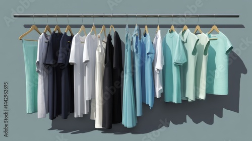 Augmented Reality Fashion Try-On Illustration