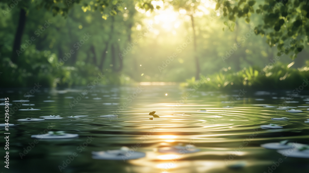 reflection of sun in water reflection of sun in water