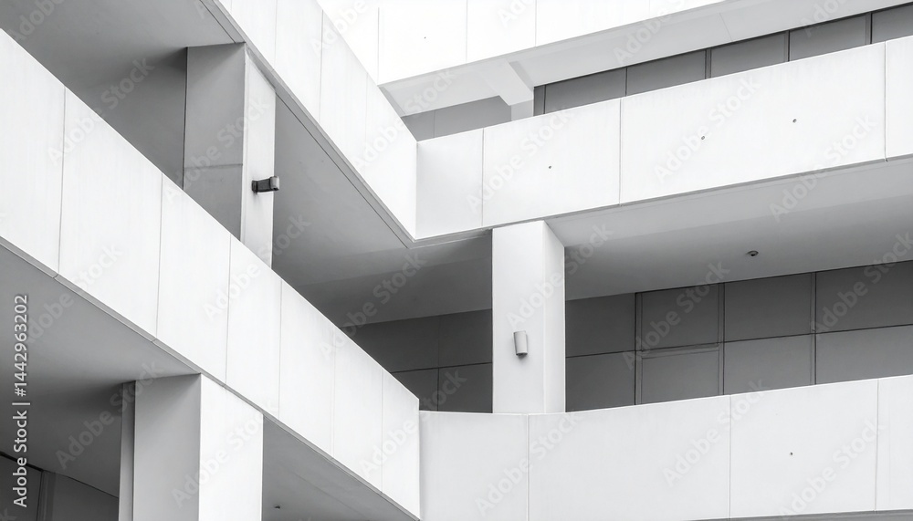  Geometric architecture detail modern concrete structure building abstract concrete architect.j