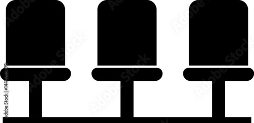 Seats icon set. Cane Armchair Furniture Pack. drapery and home textiles
