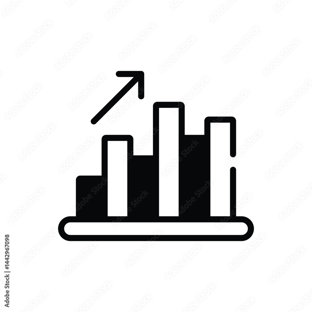 Statistic Icon vector stock illustration Statistic Icon vector stock illustration