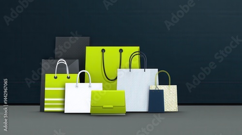 Social Media Shopping Illustration
