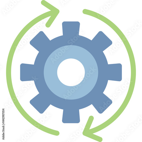 Continuous Improvement Flat Icon