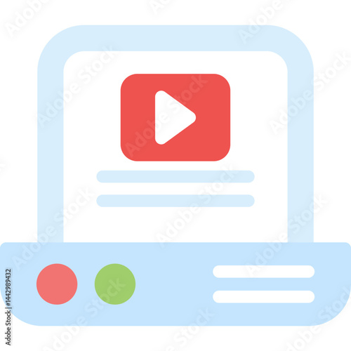 Video Editing Flat Icon