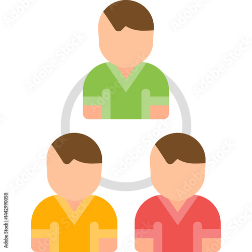 Stakeholder Group Flat Icon