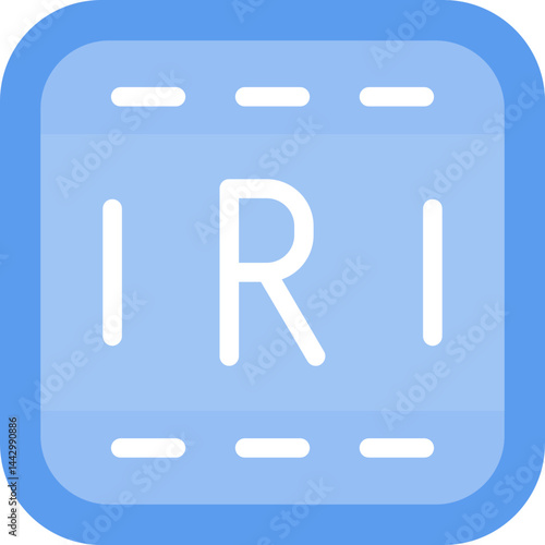 Registered Trademark Flat Icon