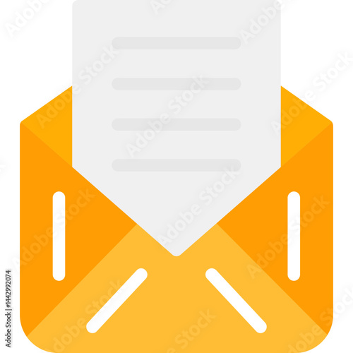 Cease and Desist Letter Flat Icon