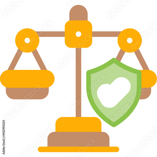 Defense Attorney Flat Icon