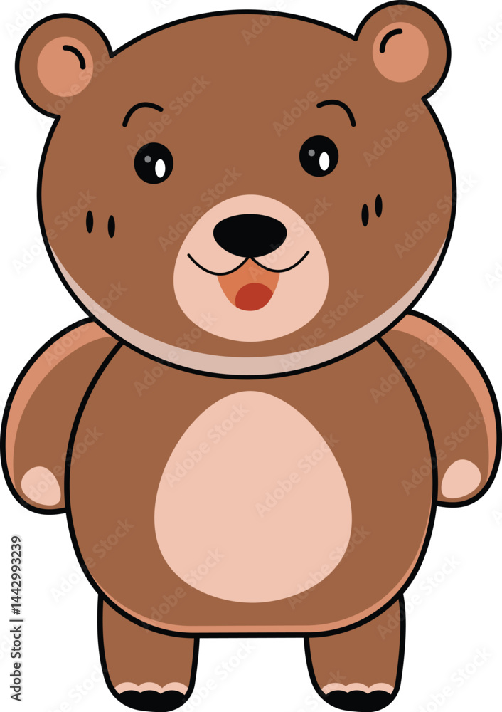 MInimal Cute Bear Icon MInimal Cute Bear Icon