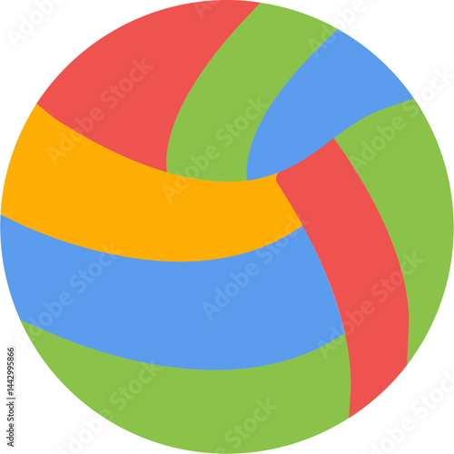 Volleyball Flat Icon