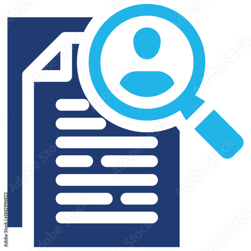 Job Search icon symbol. Vector illustration.
