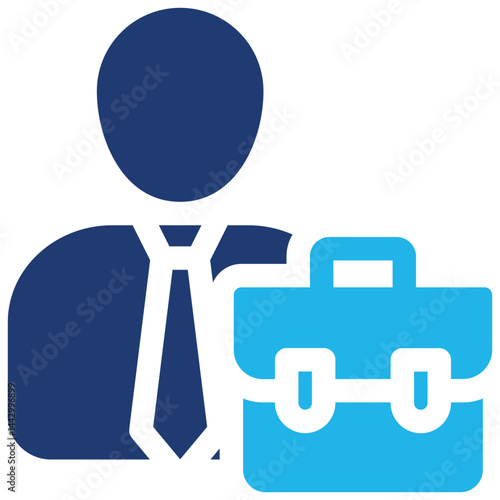 Employee icon symbol. Vector illustration.