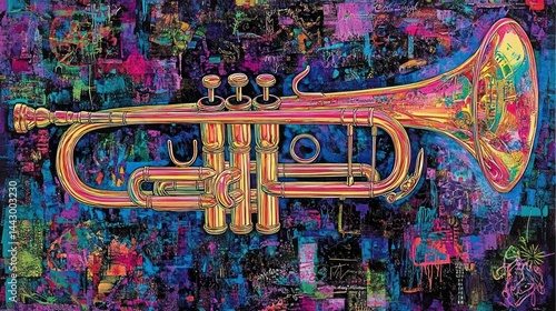 Jazzy Trumpet Collage