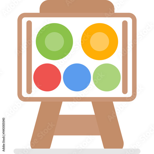 Vision Board Flat Icon