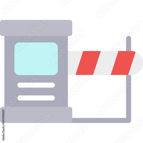 Border Control Flat Icon