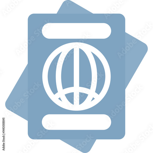 Immigration Document Flat Icon