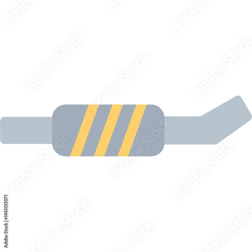 Muffler Flat Icon