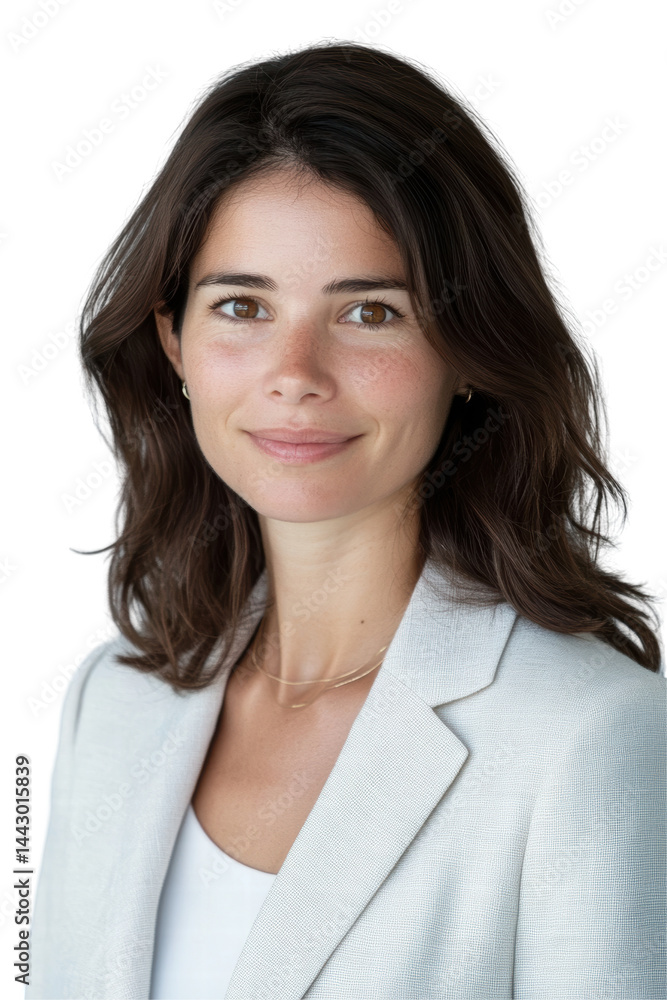Isolated Portrait of a Businesswoman Isolated Portrait of a Businesswoman